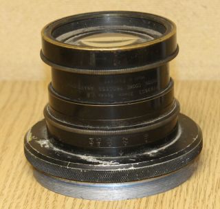 Taylor Hobson Cooke 2 " Series V B Vintage Movie Camera Lens No199603 Brass