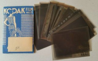 25,  Vintage Photographic Negatives (1930s - 50s Seaside Beach Fairground Kodak)