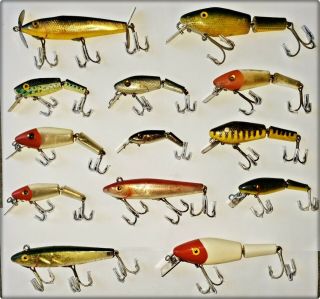 13 Vintage L&S Bait Co Lures IN 1950s - 60s 2