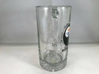 NFL pittsburgh steelers football beer pint glass mug cup 12 oz vintage 2