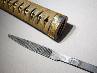 Rare Tsuka Sarai Yasuri Rasp For Sword Handle Japanese Old Katana Tool