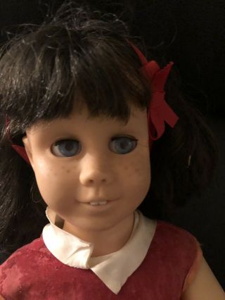 Vintage Mattel Chatty Cathy Doll - Oriental Red Dress - No Draw String