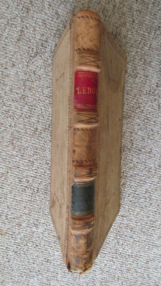 1869 Georgetown Colorado Territory Leather Bound Sales Ledger - Baker Silver Mine