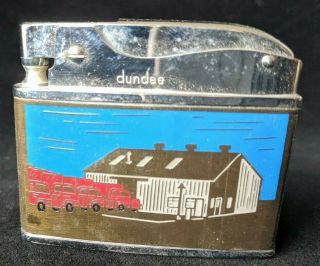 Vintage DUNDEE Lighter Stotts Trucking Co.  Lubbock Texas - Advertising 2