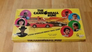 The Cannonball Run Vintage Board Game 1981 Cadaco Burt Reynolds " Touring "
