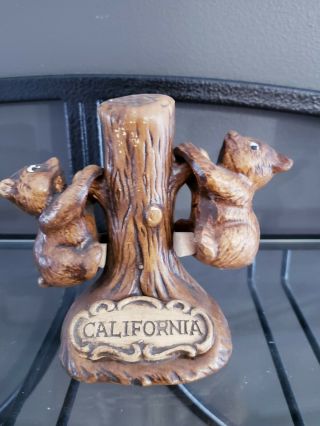 Vintage California Salt & Pepper Shaker Set Ceramic Treasure Craft