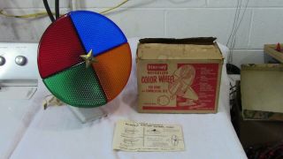 Vintage Penetray Rotating Aluminum Tree Color Wheel 12 ",  Box
