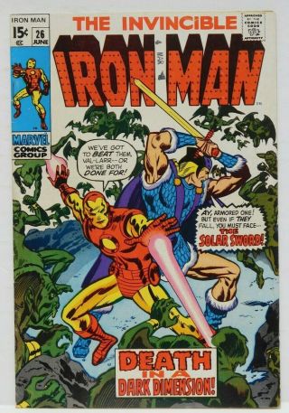 Iron Man 26 - Vg 1970 Marvel Vintage Comic