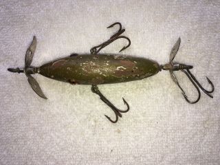 Keeling Expert Ge 3 Hook Wooden Minnow.  See Pictures