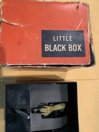 Vintage Battery Operated Little Black Box Toy Adams Family Hand Poynter (parts)
