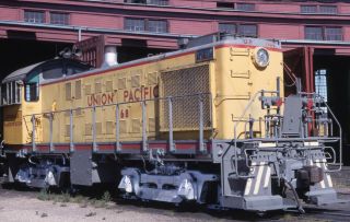 Slide - Union Pacific Alco S4 1168; 8/1968