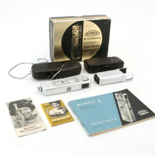 Minox B Vintage Subminiature Spy Camera W/ Complan 1:3,  5 15mm Lens