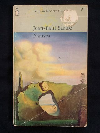 Nausea Jean - Paul Sartre Vintage Paperback Penguin Classics 1966