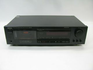 Vintage Denon Drr - 680 Auto Reverse Stereo Cassette Tape Deck See Notes