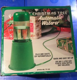 Vintage Molor Automatic Real Christmas Tree Waterer,  Uses 2 Liter Bottle,