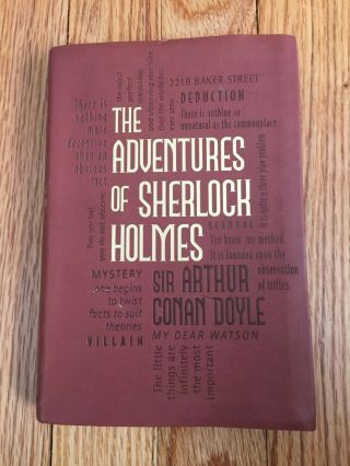 The Adventures Of Sherlock Holmes By Arthur Conan Doyle Faux Leather Edition