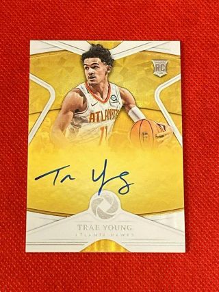 2018 - 19 Opulence Trae Young Rookie Auto 44/99 Rc Hawks Autograph