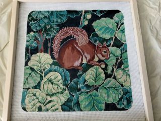 Vintage Needlepoint Chair Seat Cover Or Pillow - Unfinished