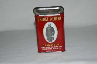 Vintage Prince Albert Pocket Tobacco Tin 1.  5 Oz.