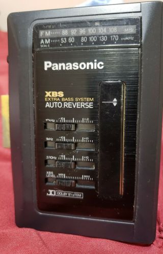 Vintage Panasonic Am Fm Tuner Cassette Portable Player 90 