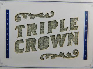 2012 National Treasures Ty Cobb Jumbo Game Worn Uniform Triple Crown 4/10