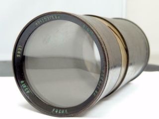 Vintage Aldis Projection Lens / Camera 8 Inch Spiral Focus Screw Mount No 179909