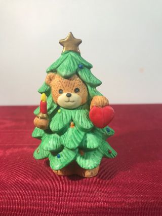 Vintage - 1989 Enesco - Lucy And Me Bear As Christmas Tree