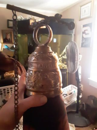 Antique Solid Brass Monastery Bell 