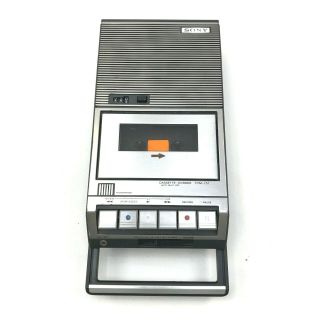 Vintage 80s Sony TCM - 757 Portable Mono Cassette Recorder 3