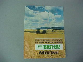 Vintage 1961 - 1962 Minneapolis - Moline Equipment Brochure