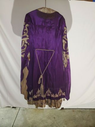 Antique Odd Fellows Purple High Priest Robe 3