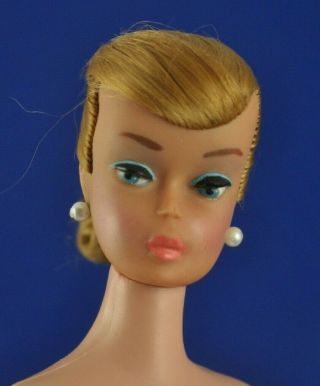1960s Vintage Blonde Swirl Ponytail Barbie