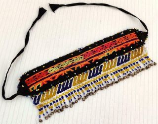 Boho Banjara Tribal Kuchi Afghan Handmade Vintage Gypsy Beaded Choker Necklace 2