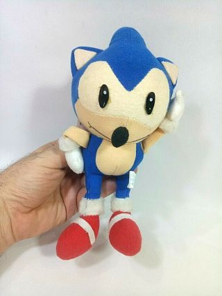 Vintage Sega Sonic The Hedgehog 9 " Plush Doll Standing Figure 1992 Japan