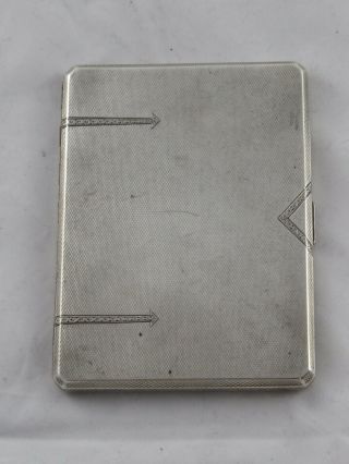 Unusual Art Deco Solid Sterling Silver 