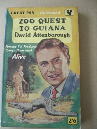 Zoo Quest To Guiana By David Attenborough Pan Book No G168 Illustrated