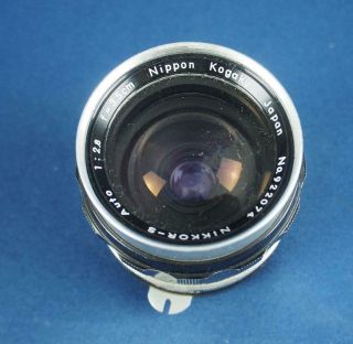 Vintage Nikon Nikkor 35mm F2.  8 Lens Auto