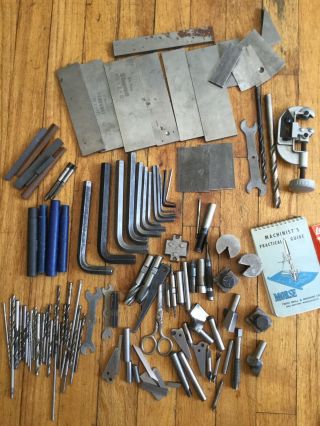 Machinist Tools Tapered Drill Bits Putnam Weld On Allen Keys Vintage
