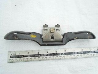 Vintage Stanley Uk No:151 Straight Bottom Cast Iron Adjustable Spokeshave Tool