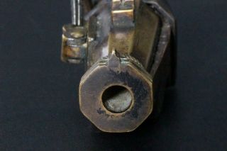 NT18 Edo era Japan Antique Miniature Matchlock shape gun teppo Netsuke hinawaju 3