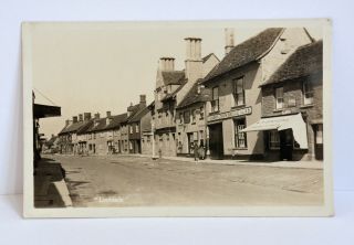 The Crown Inn - Lechlade On Thames Vintage Real Photo Postcard.  Gloucestershire