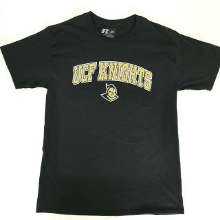 University Of Central Florida Ucf Knights Retro Logo T Shirt Tee Black Medium M