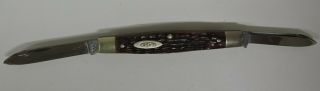 Vtg 1940 - 1964 Case Xx 62042 Pen Pocket Knife - Bone Handle - 1