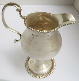 English Antique 18th Century Georgian 1779 Sterling Silver Cream Jug