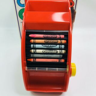 Crayon Go - Round By Golden Vintage 1990 Storage Color Sharpener 5351 2