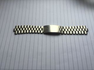 Tissot Vintage Watch Bracelet - Stainless Steel - Ref 608 - No Endpieces - Exc Cond