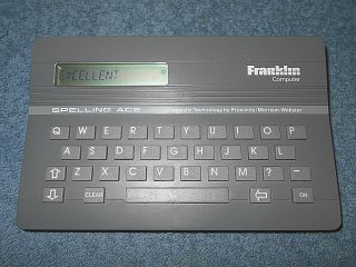 Franklin Computer Spelling Ace Sa - 98 Vintage Electronic Spelling Checker -