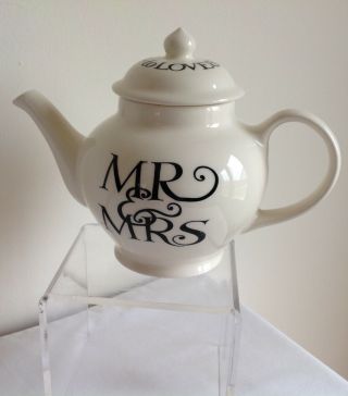 Vintage Emma Bridgewater Toast & Marmalade Series Mr & Mrs Teapot