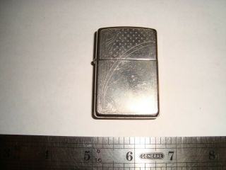 1996 Silver Plate Zippo The Lid Is Very Loose And Wobbly