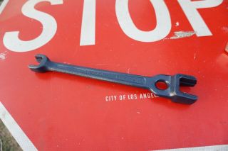 Vintage KLEIN TOOLS USA 3146A Lineman ' s Wrench,  Forged Heat Threaded Tool 3